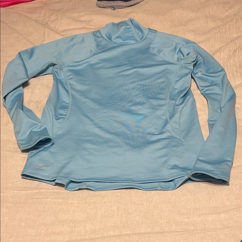 Women's Nike Blue Long Sleeve Top